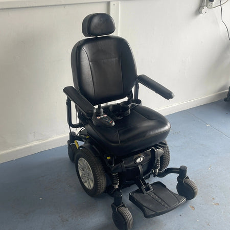 Pride jazzy J600ES Powerchair Black USED-Powered Wheelchairs-Mobility Station