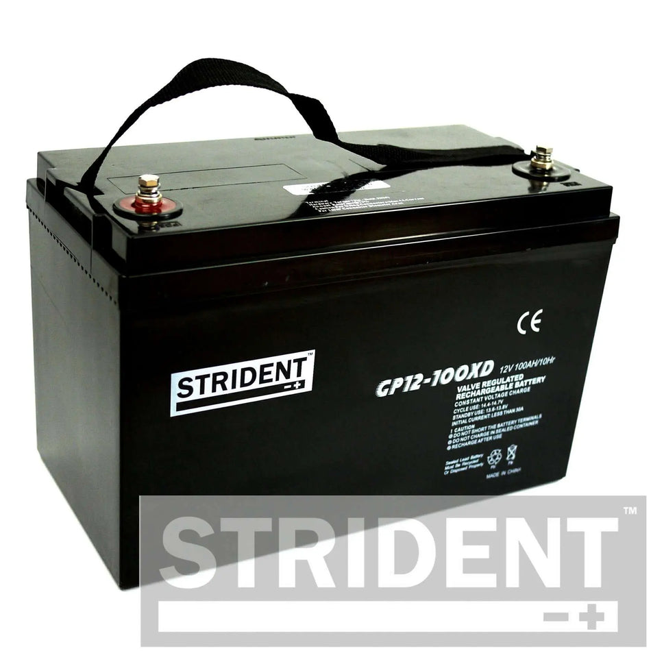 100AH Strident AGM Mobility Battery Strident