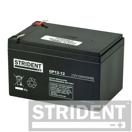 12Ah Strident AGM Mobility Battery Strident