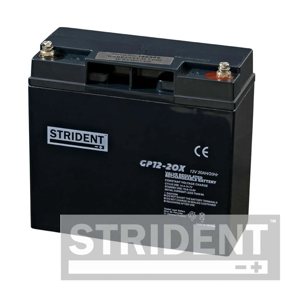 20AH Strident AGM Mobility Battery Strident