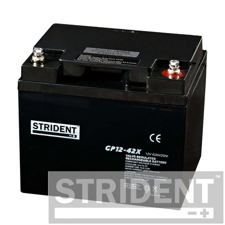 42AH Strident AGM Mobility Battery Strident
