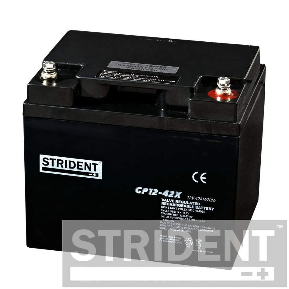 42AH Strident AGM Mobility Battery Strident