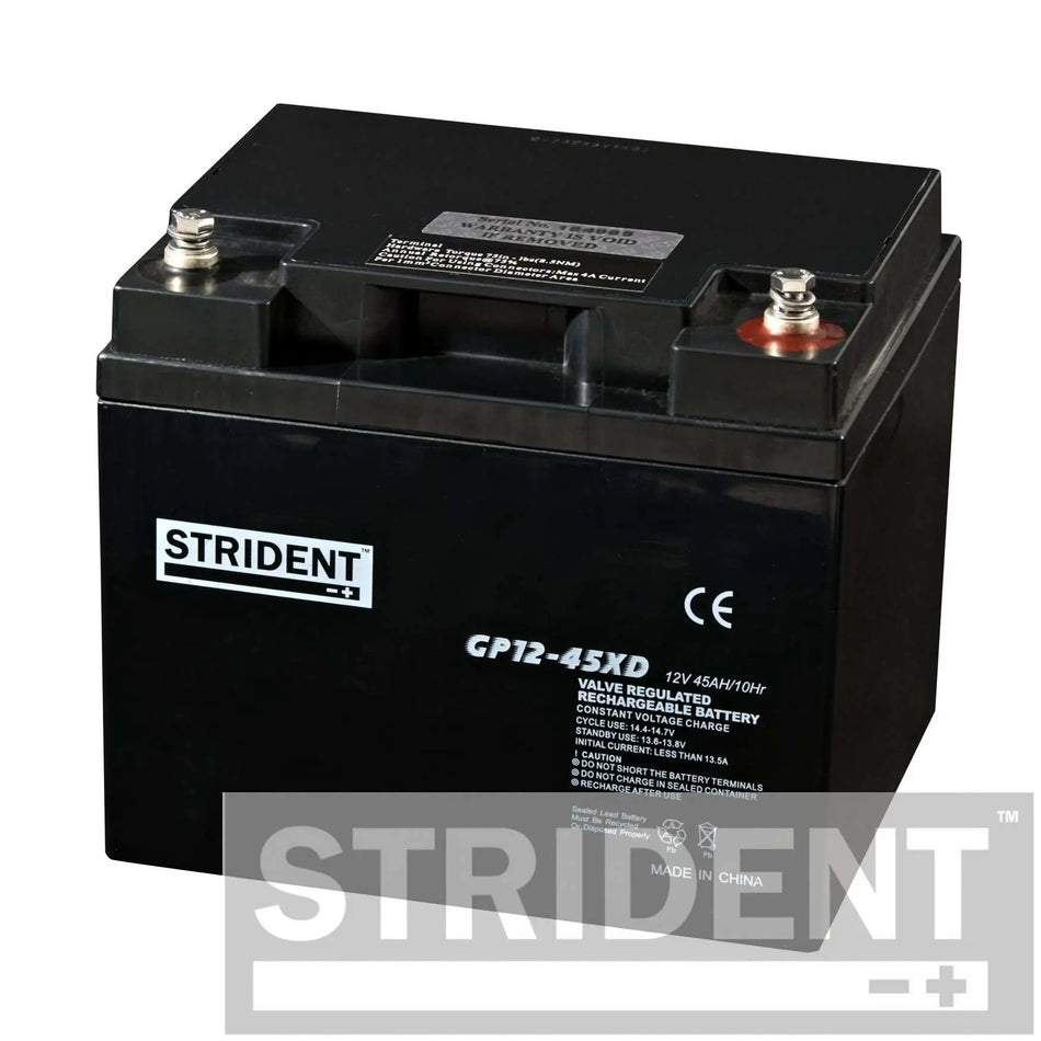 45AH Strident AGM Mobility Battery Strident