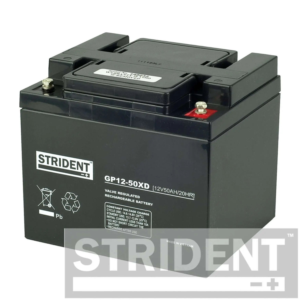 50AH Strident AGM Mobility Battery Strident