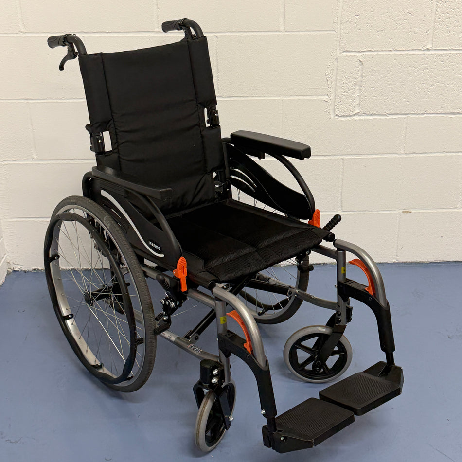 Karma Flexx 18" Heavy duty Self-propelled wheelchair Pre-Owned