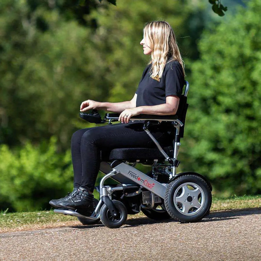 A06L Freedomchair Folding Electric Wheelchair Freedomchair