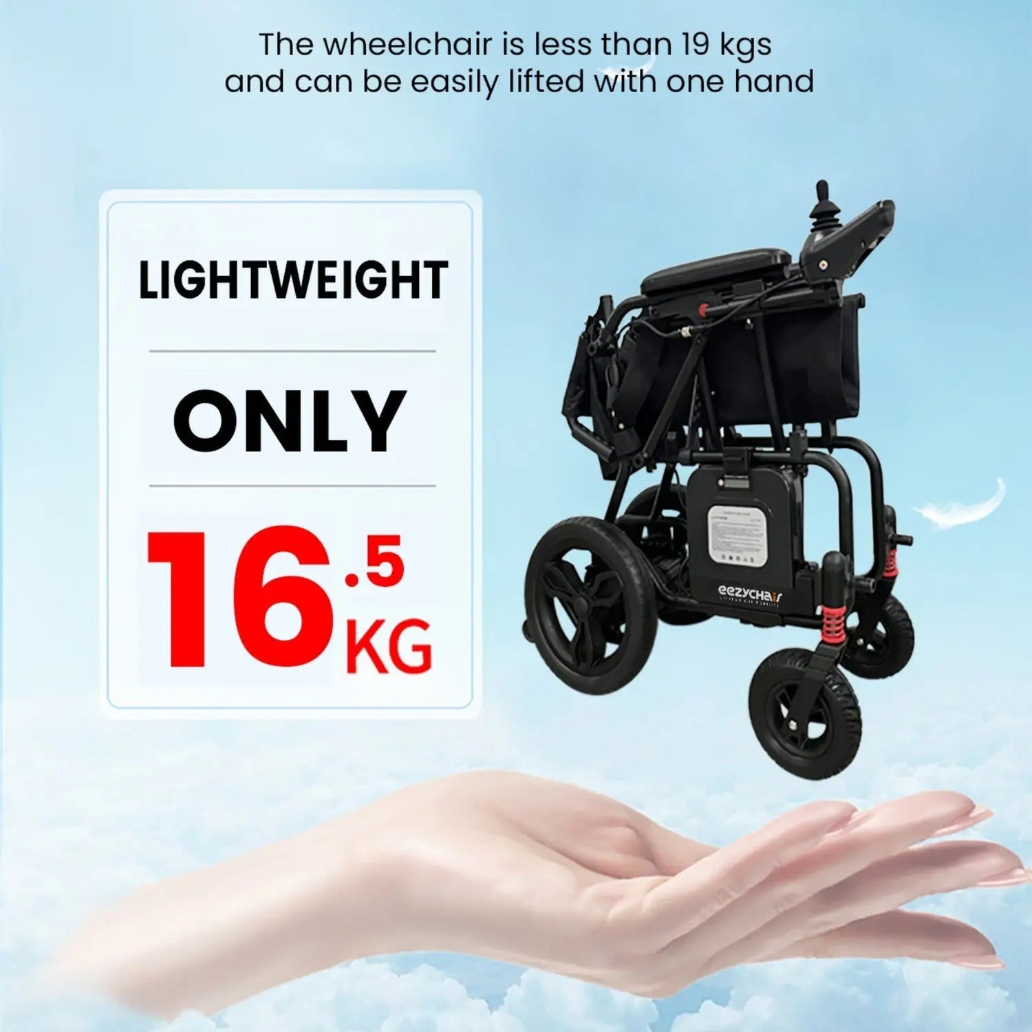 EEZY LITE Ultra Light Electric Wheelchair eezychair
