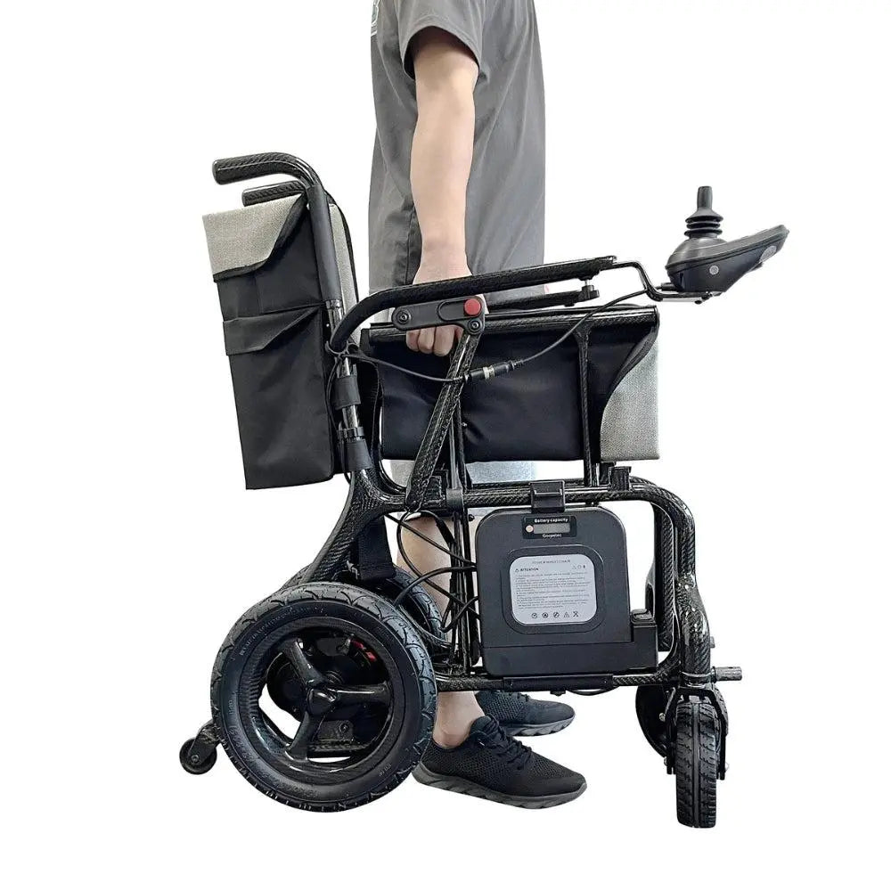 Eezy Carbon Ultra Lightweight Electric Folding Wheelchair eezychair
