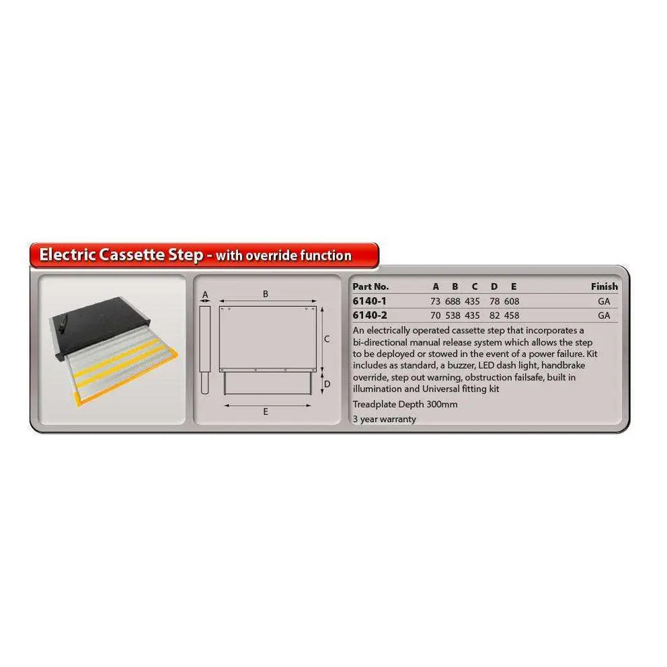 Electric Cassette Step Guidosimplex