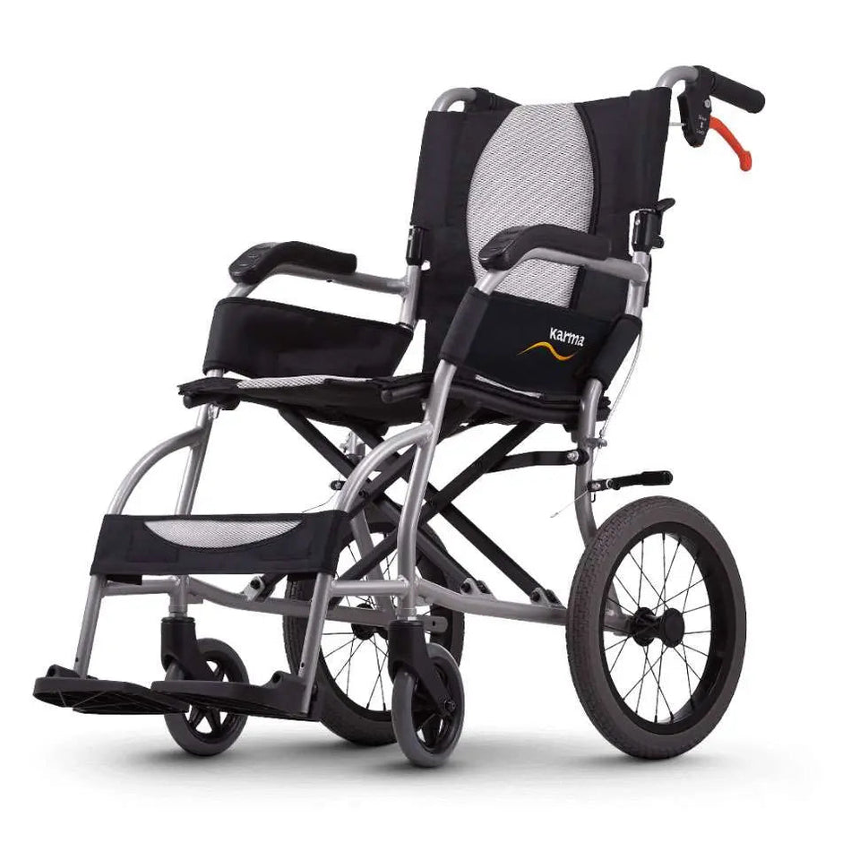 Karma Ergo Lite Transit Wheelchair-Manual Wheelchairs-Mobility Station
