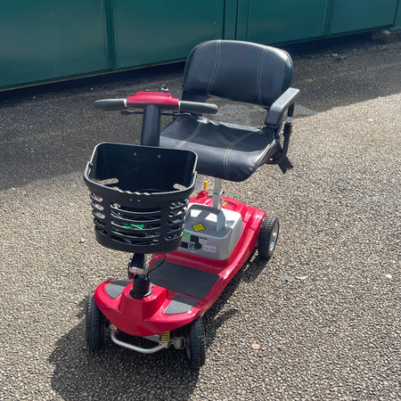 Komfi Rider Illusion Lightweight Mobility Scooter Red Mobility Station