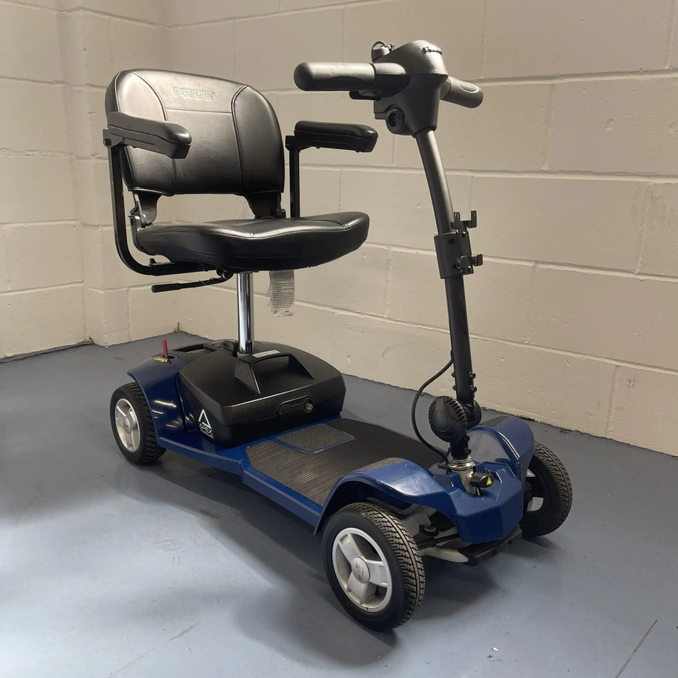 Pride Apex AlumaLite Mobility Scooter in Blue EX-DEMO Pride Mobility
