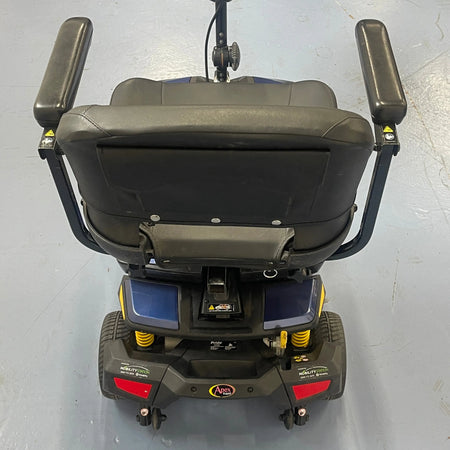 Pride Apex Rapid Full Suspension Boot Mobility Scooter - Blue Mobility Station