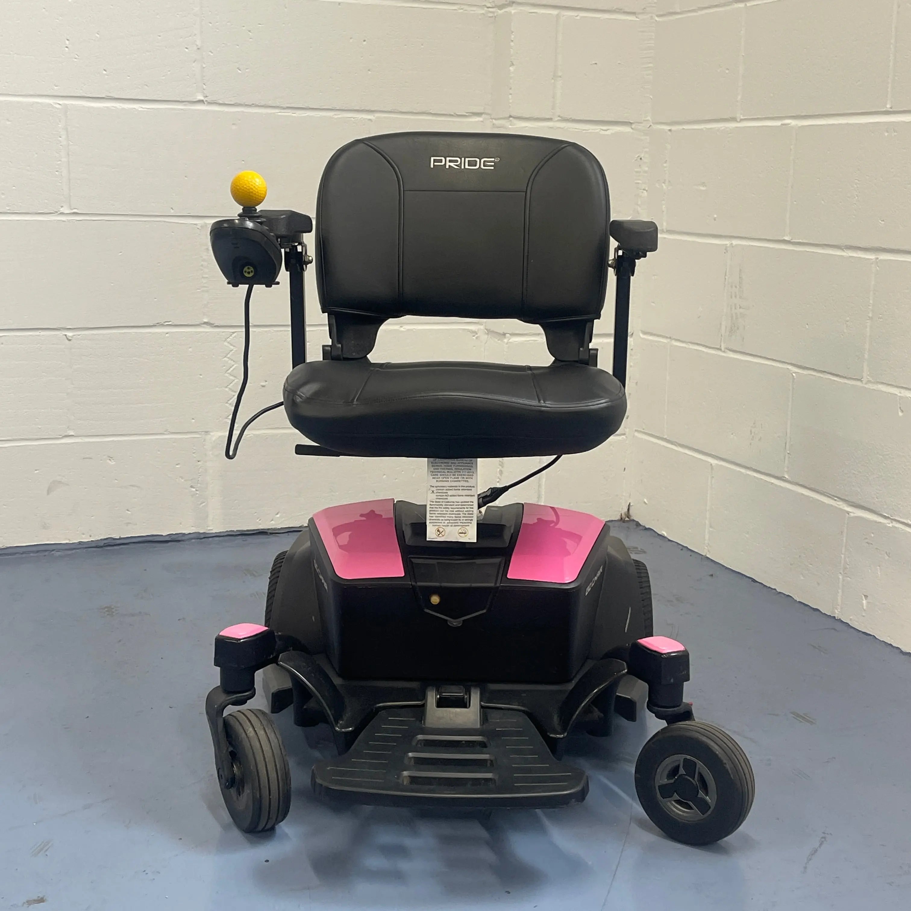 Pride Go Chair - The Portable Electric Powered Wheelchair Pink Mobility Station