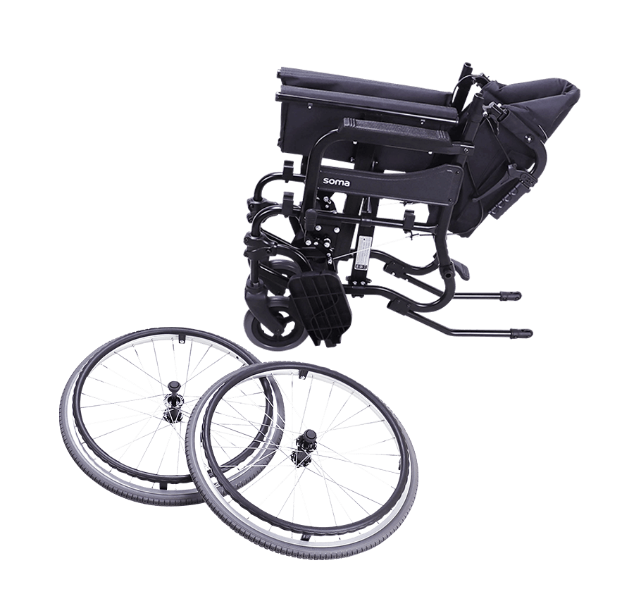 Sparrow 2 Ultra Lightweight Compact Wheelchair with Swing Away Footrests