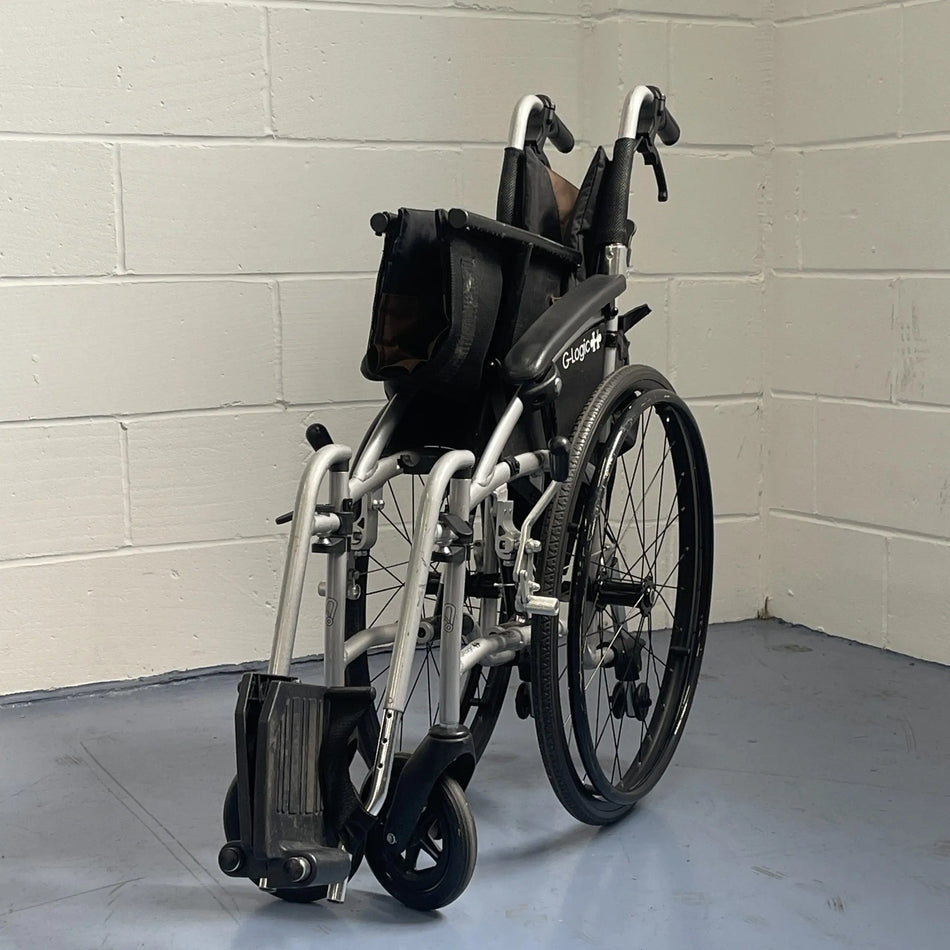 Van Os Medical Excel G Logic Self Propelled Wheelchair - 18”, Brown USED Van Os Medical