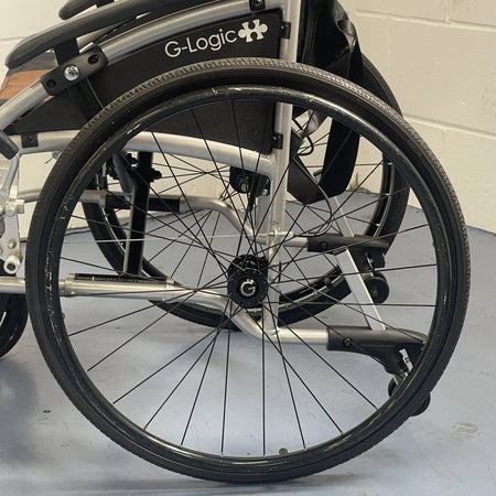 Van Os Medical Excel G Logic Self Propelled Wheelchair - 18”, Brown USED Van Os Medical