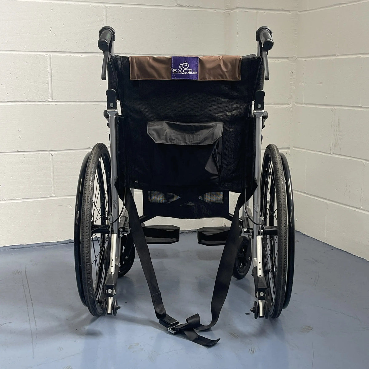 Van Os Medical Excel G Logic Self Propelled Wheelchair - 18”, Brown USED Van Os Medical