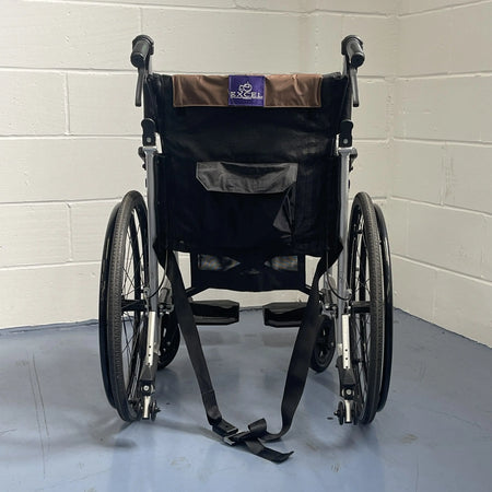 Van Os Medical Excel G Logic Self Propelled Wheelchair - 18”, Brown USED Van Os Medical