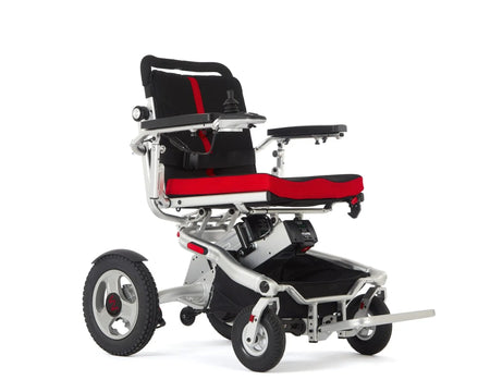 Aerolite Trekker Folding Electric Wheelchair Folding Powered Wheelchairs Mobility Station