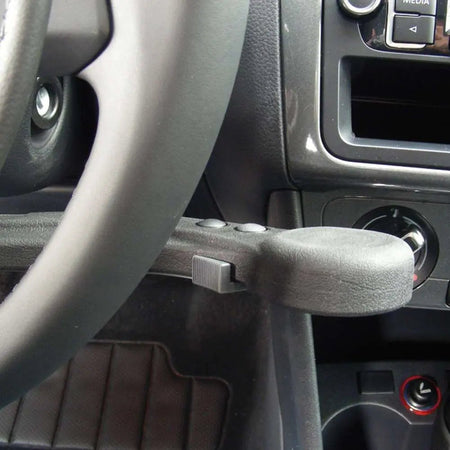 D907FV Push Brake with Hill Start Mechanism and Horn Mechanical Hand Controls Mobility Station