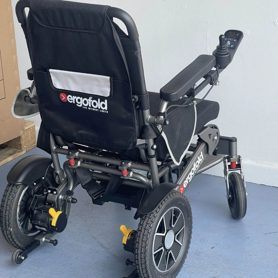 Ergofold Auto Folding Electric Wheelchair USED Folding Powered Wheelchairs Mobility Station