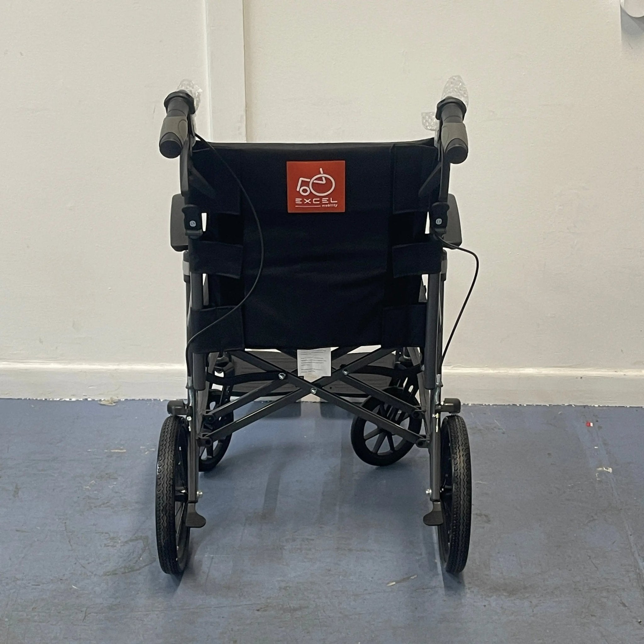 Excel 9.9 Lightweight Folding Transit Wheelchair Duwwagen Manual Wheelchairs Mobility Station