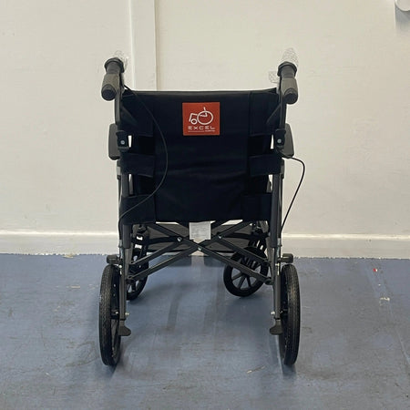 Excel 9.9 Lightweight Folding Transit Wheelchair Duwwagen Manual Wheelchairs Mobility Station