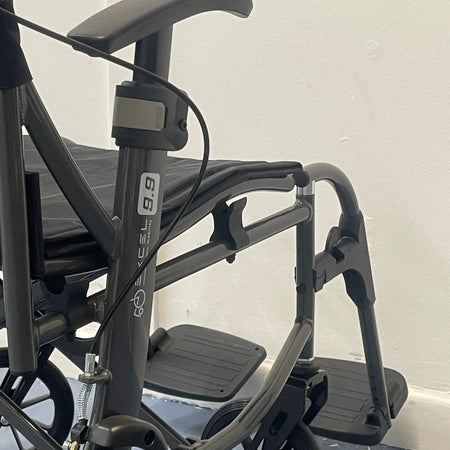 Excel 9.9 Lightweight Folding Transit Wheelchair Duwwagen Manual Wheelchairs Mobility Station