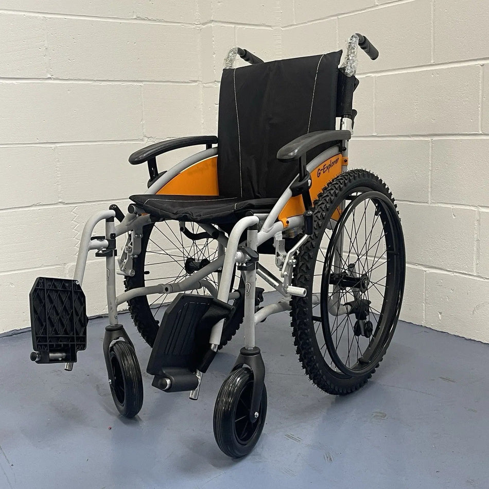 Excel The G - Explorer Self Propelled Off - road Wheelchair 16” Mobility Station