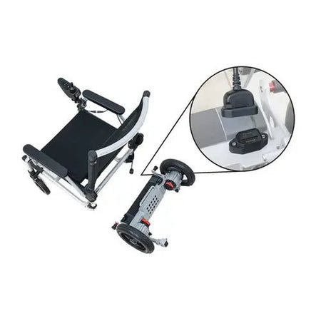 Joyrider Ultra Light Folding Electric Wheelchair Folding Powered Wheelchairs Mobility Station