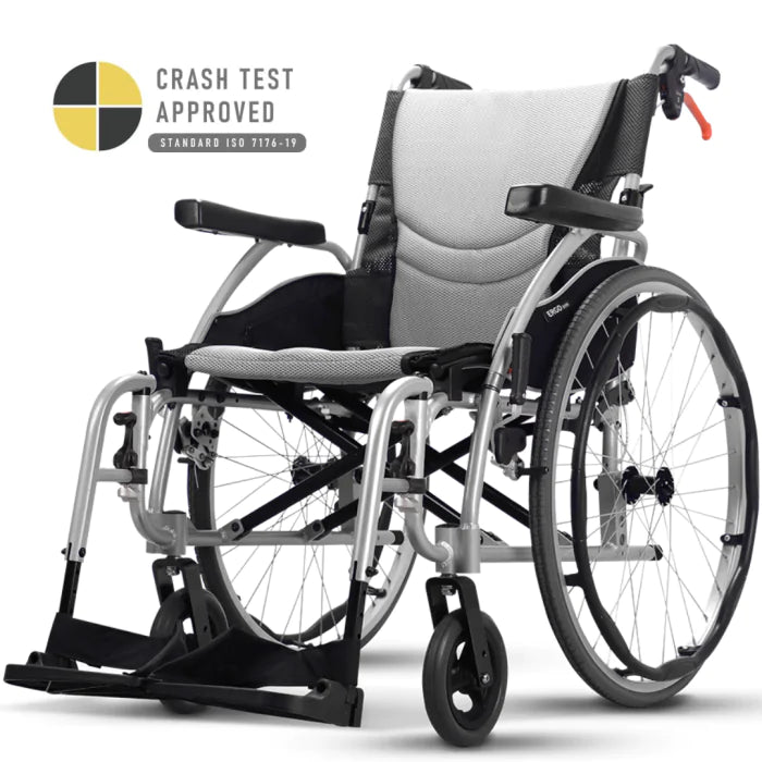 Karma Ergo 3 Lightweight Folding Self-Propelled Wheelchair - Crash Tested