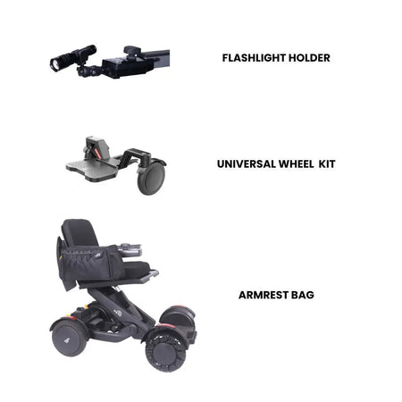 M4 Intelligent Folding Power Wheelchair Folding Powered Wheelchairs Blue Enamel Mobility Station