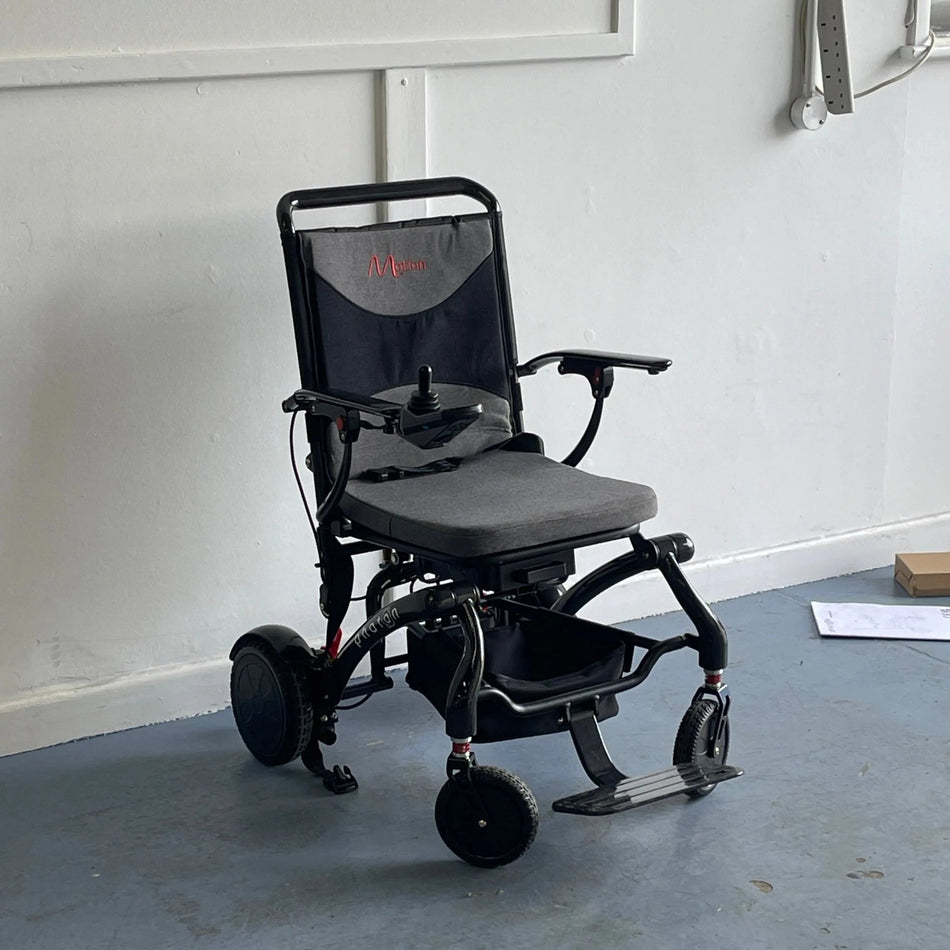 Motion Healthcare Photon Carbon Fibre Electric Wheelchair USED Folding Powered Wheelchairs Mobility Station