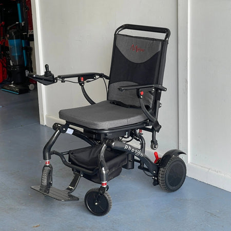 Motion Healthcare Photon Carbon Fibre Electric Wheelchair USED Folding Powered Wheelchairs Mobility Station