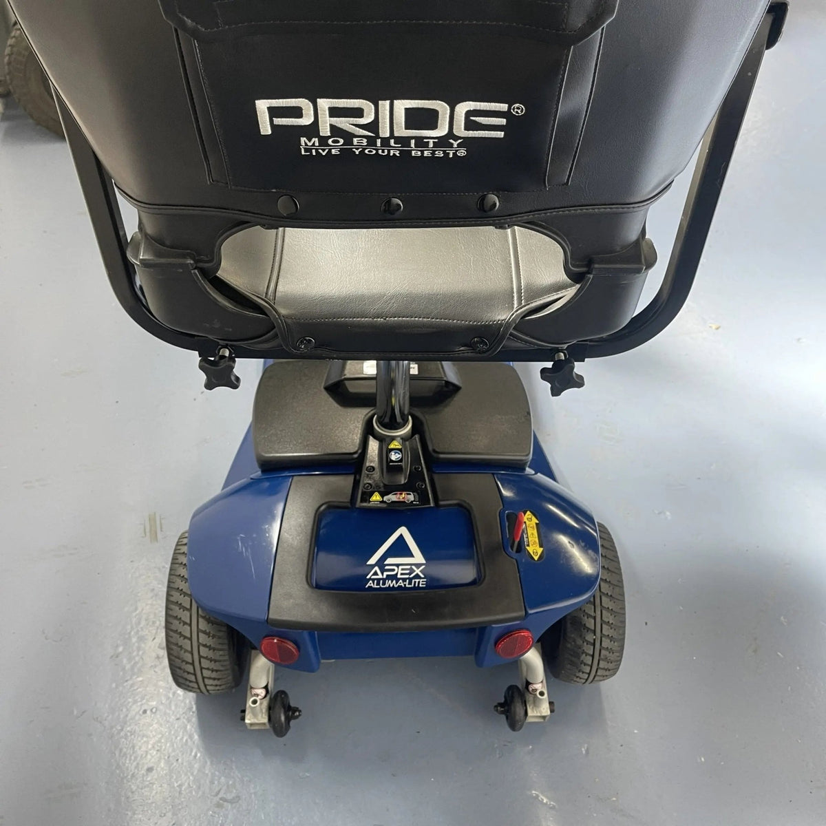 Pride Apex AlumaLite Mobility Scooter in Blue EX - DEMOSmall ScootersPride Mobility