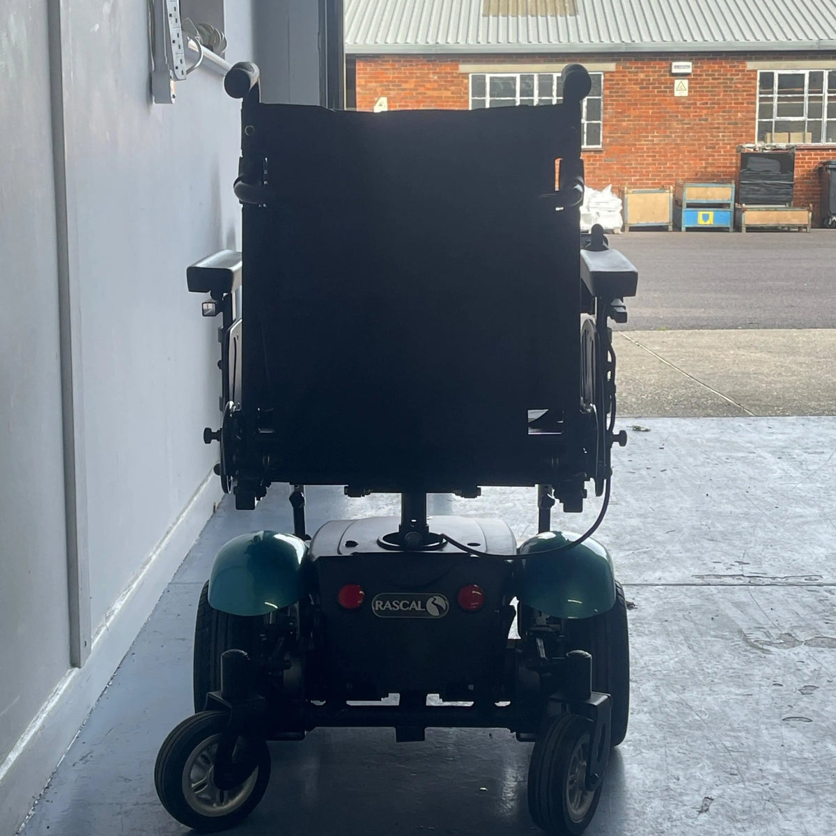 Rascal Rialto Mini P327 Powered Wheelchair Blue USED rascal Mobility Station