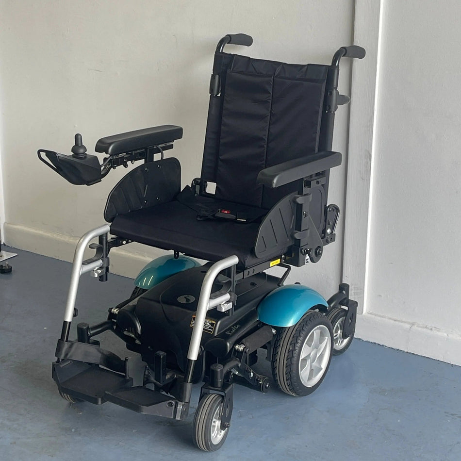 Rascal Rialto Mini P327 Powered Wheelchair Blue USED rascal Mobility Station