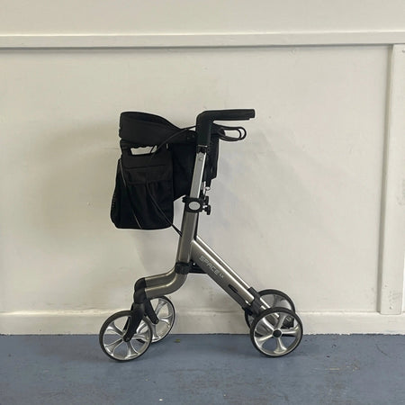 Rehasense Space LX - Side Folding Lightweight Rollator Pre - Owned Walking Aids Mobility Station