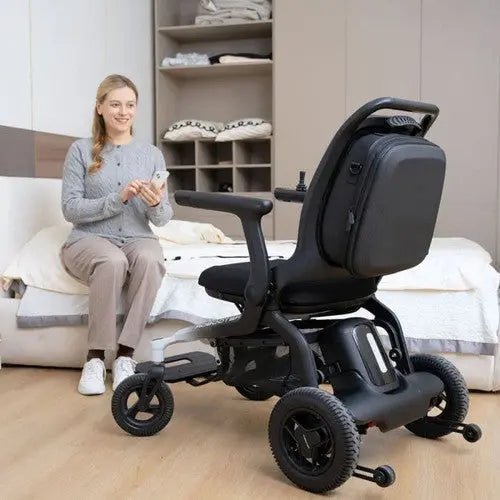 Robooter E80 Carbon Folding Powered Wheelchairs Mobility Station