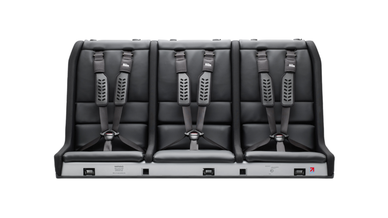Multimac Superclub three-seat child car seat